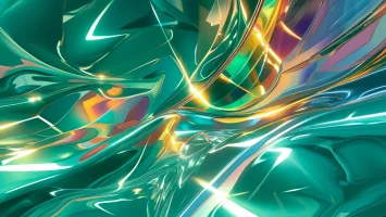 Refracted Light Abstract Green 2 updated Refracted Light Abstract Green 2 updated
