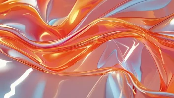 Refracted Light Abstract Orange 1 Refracted Light Abstract Orange 1